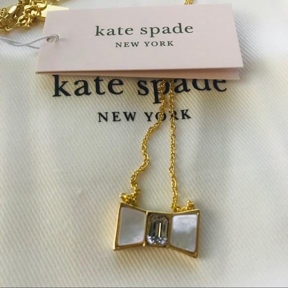Kate Spade bow mini pendant - Picture 4 of 4